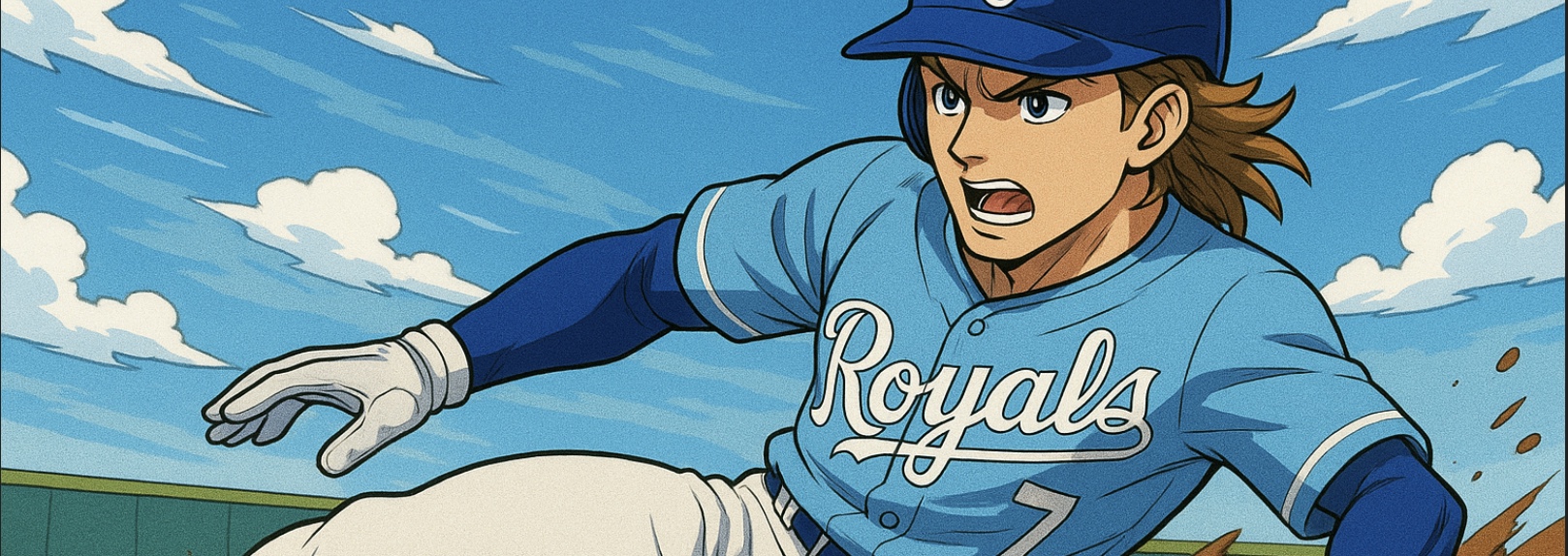 Bobby Witt Jr. raising his bat